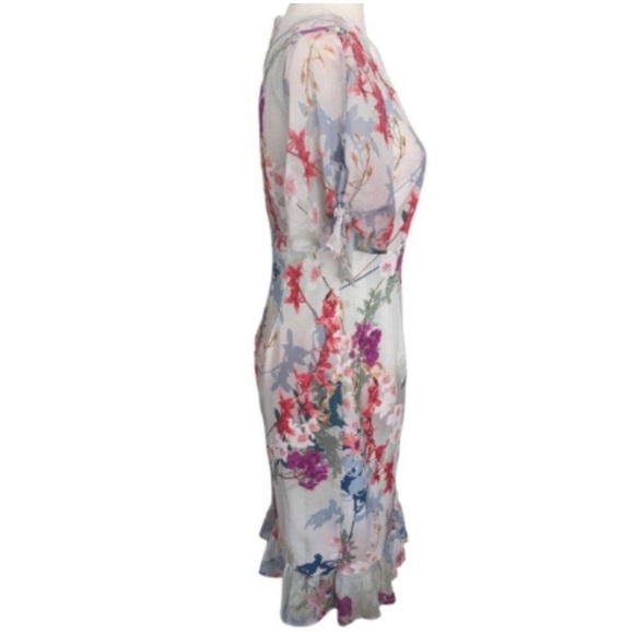 • Nicole Miller Floral Dress • NWOT - Picture 4 of 10
